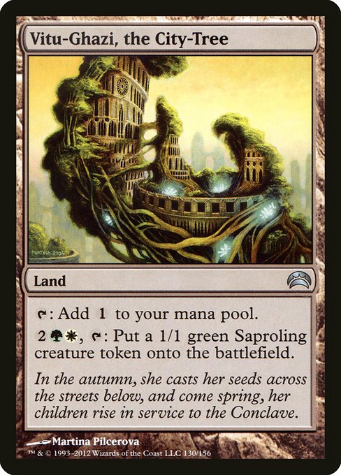 Magic the Gathering Card - Vitu-Ghazi, the City-Tree - MTG Circle