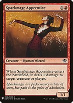 Magic the Gathering Card - Sparkmage Apprentice - MTG Circle