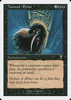 Magic the Gathering Card - Tainted Aether - MTG Circle