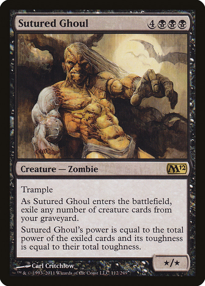 Magic the Gathering Card - Sutured Ghoul - MTG Circle