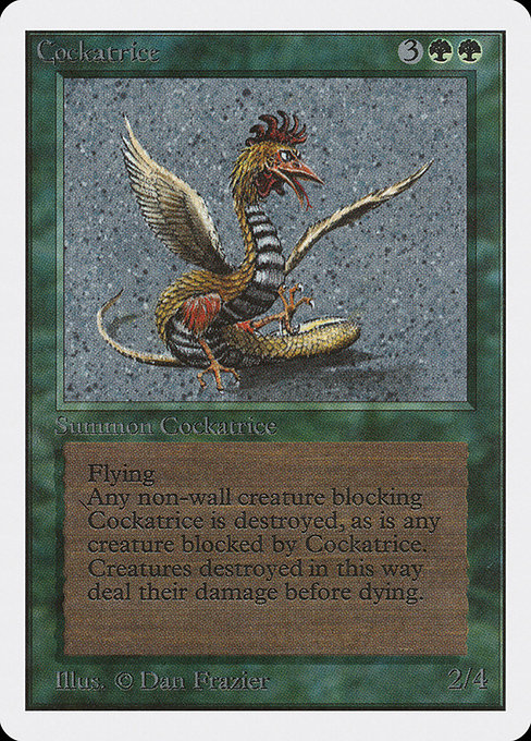 Magic the Gathering Card - Cockatrice - MTG Circle