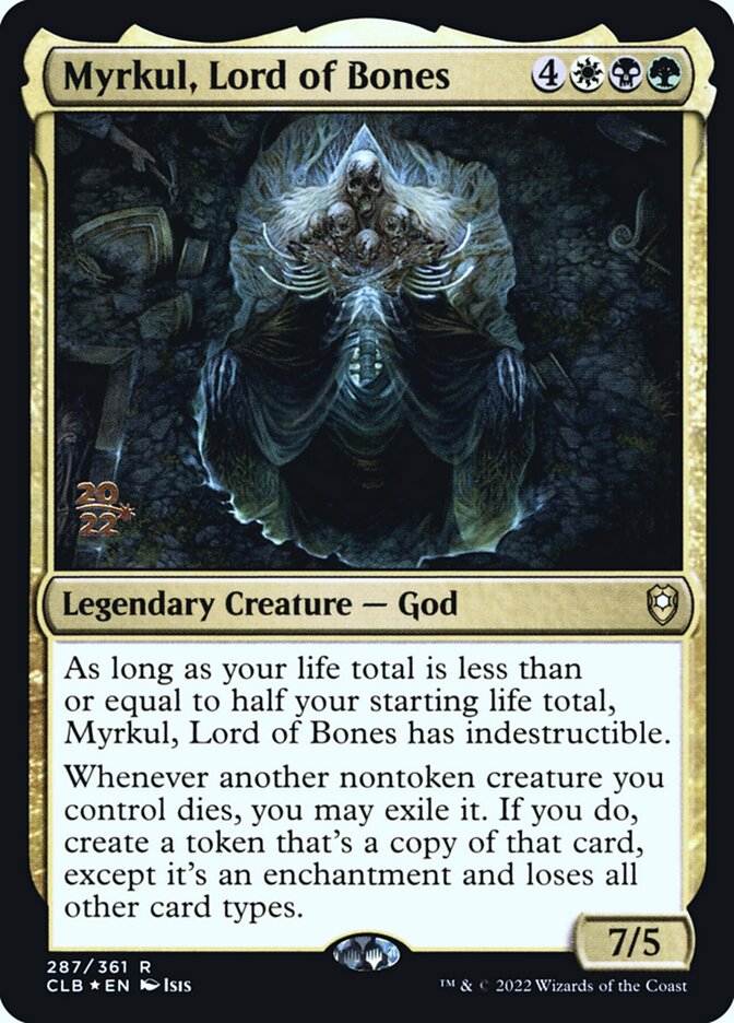 Magic the Gathering Card - Myrkul, Lord of Bones - MTG Circle