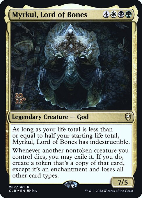 Magic the Gathering Card - Myrkul, Lord of Bones - MTG Circle