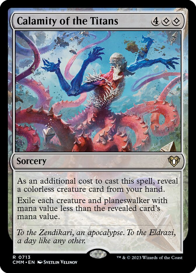 Magic the Gathering Card - Calamity of the Titans - MTG Circle