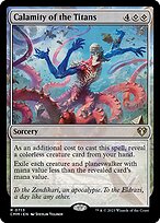 Magic the Gathering Card - Calamity of the Titans - MTG Circle