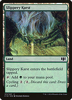 Magic the Gathering Card - Slippery Karst - MTG Circle