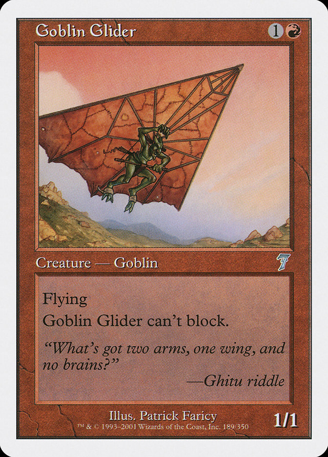 Magic the Gathering Card - Goblin Glider - MTG Circle