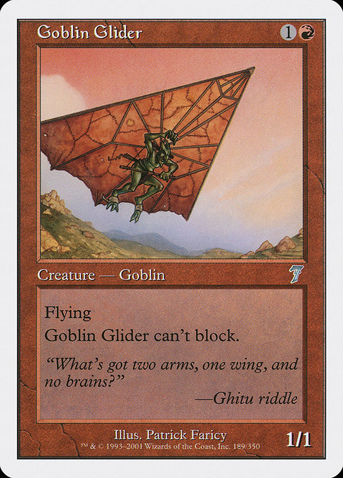 Magic the Gathering Card - Goblin Glider - MTG Circle