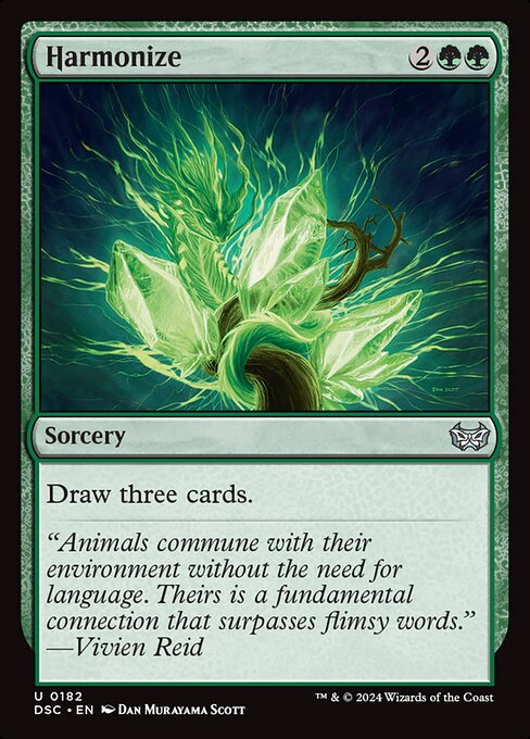 Magic the Gathering Card - Harmonize - MTG Circle