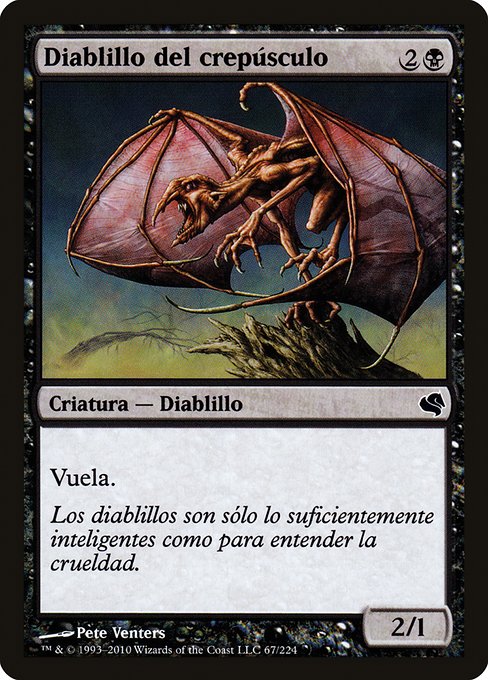 Magic the Gathering Card - Dusk Imp - MTG Circle