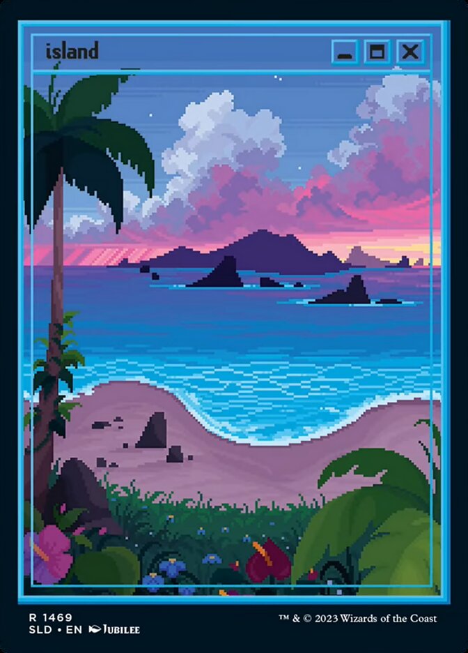 Magic the Gathering Card - Island - MTG Circle