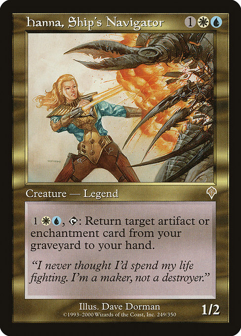 Magic the Gathering Card - Hanna, Ship's Navigator - MTG Circle