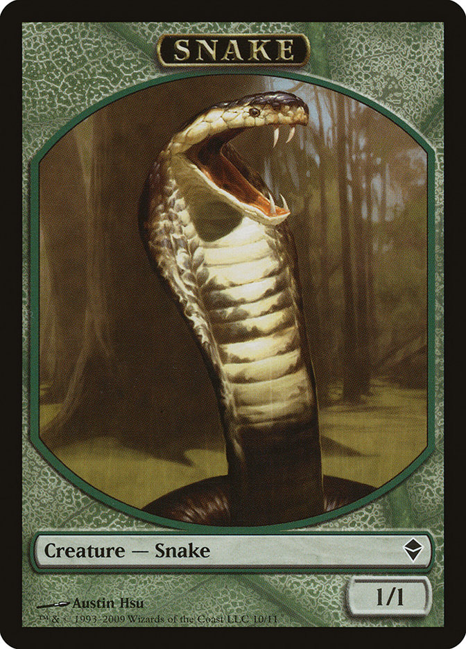 Magic the Gathering Card - Snake - MTG Circle