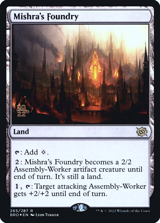 Magic the Gathering Card - Mishra's Foundry - MTG Circle