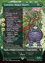 Magic the Gathering Card - Summon: Magus Sisters - MTG Circle