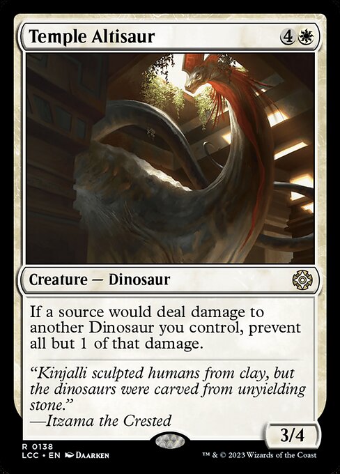 Magic the Gathering Card - Temple Altisaur - MTG Circle