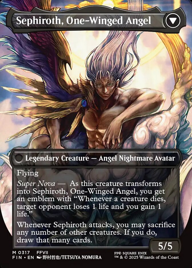 Magic the Gathering Card - Sephiroth, One-Winged Angel - MTG Circle