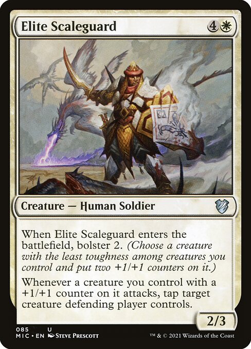 Magic the Gathering Card - Elite Scaleguard - MTG Circle
