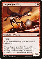 Magic the Gathering Card - Dragon Hatchling - MTG Circle