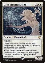 Magic the Gathering Card - Geist-Honored Monk - MTG Circle