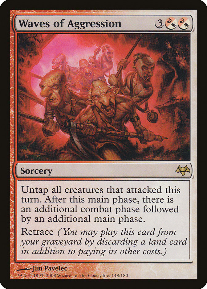 Magic the Gathering Card - Waves of Aggression - MTG Circle