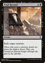 Magic the Gathering Card - Final Reward - MTG Circle