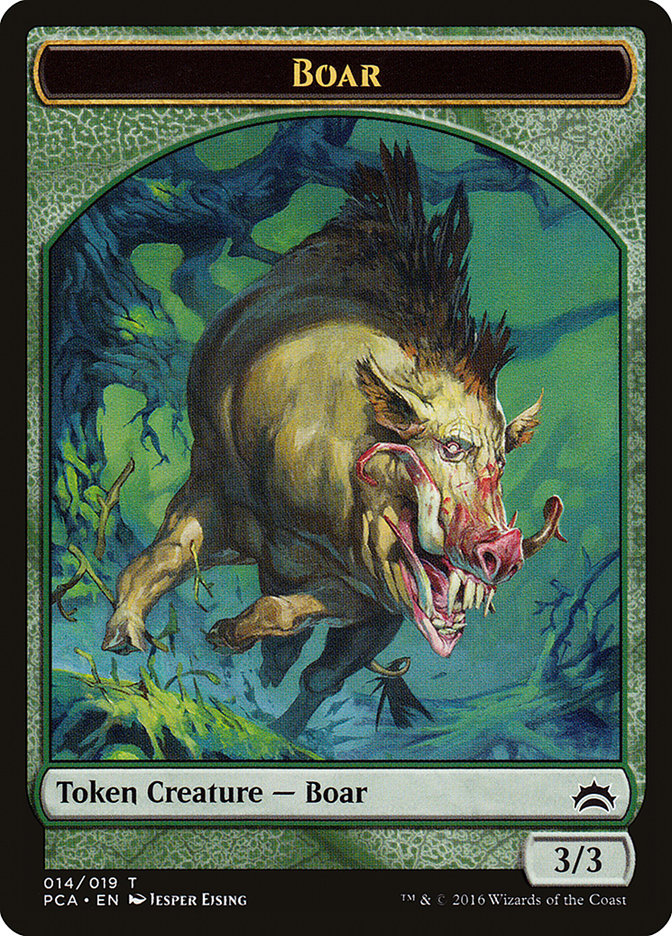 Magic the Gathering Card - Boar - MTG Circle