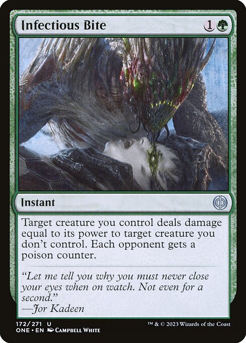 Magic the Gathering Card - Infectious Bite - MTG Circle