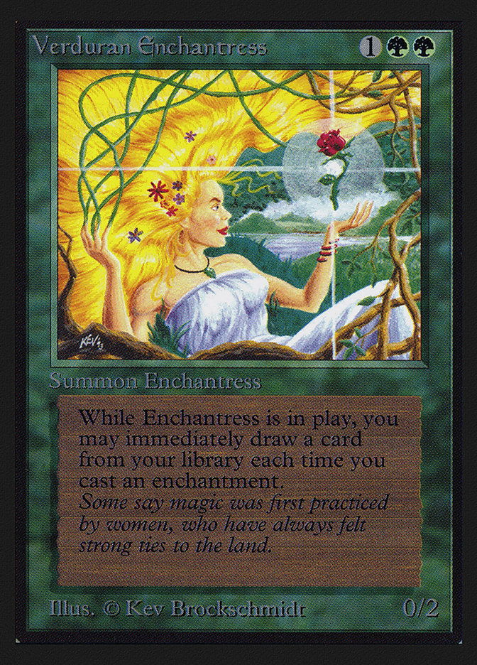 Magic the Gathering Card - Verduran Enchantress - MTG Circle