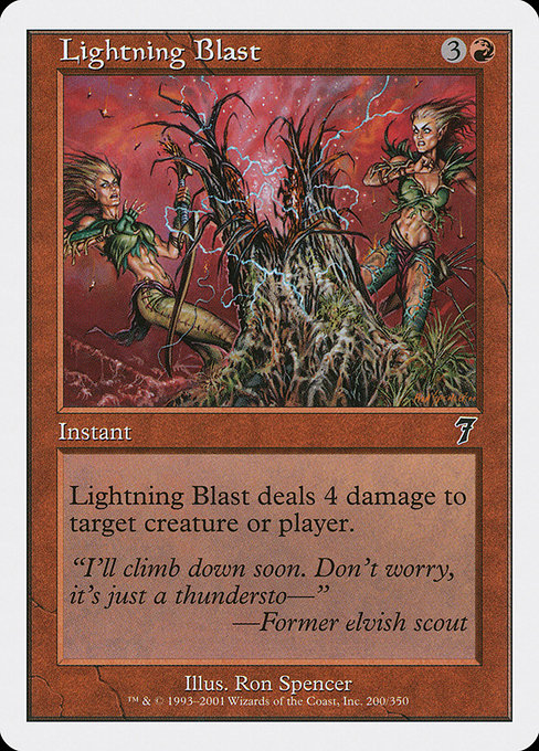 Magic the Gathering Card - Lightning Blast - MTG Circle