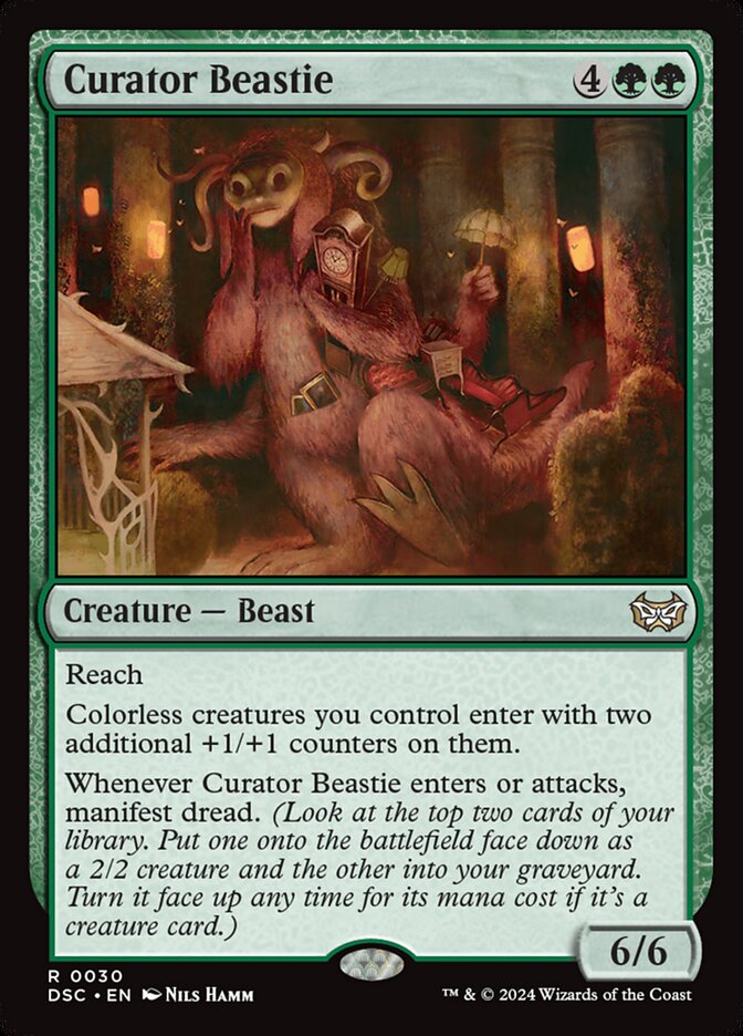 Magic the Gathering Card - Curator Beastie - MTG Circle