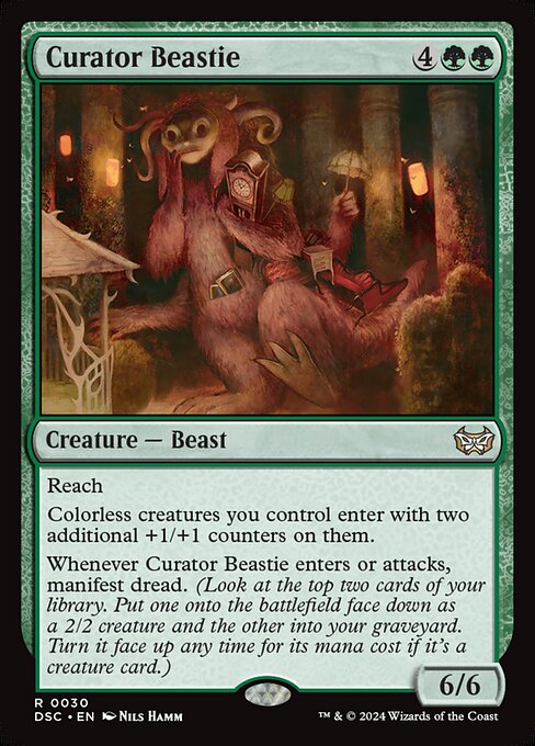 Magic the Gathering Card - Curator Beastie - MTG Circle