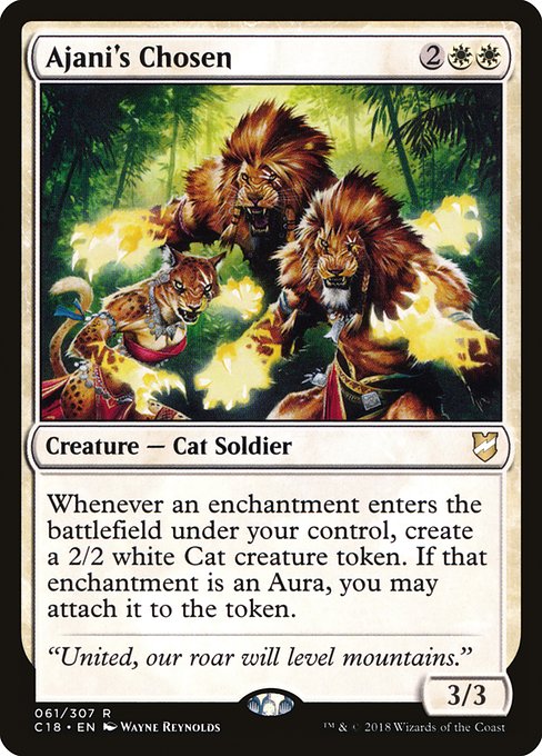 Magic the Gathering Card - Ajani's Chosen - MTG Circle