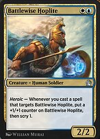 Magic the Gathering Card - Battlewise Hoplite - MTG Circle