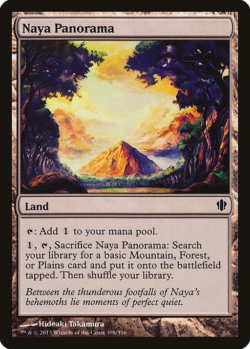 Magic the Gathering Card - Naya Panorama - MTG Circle