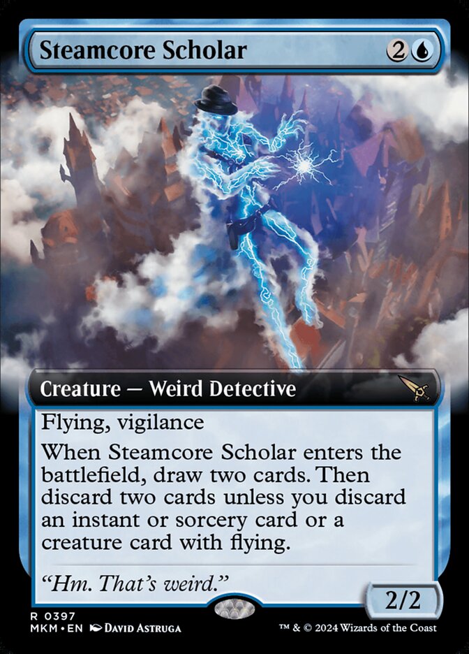 Magic the Gathering Card - Steamcore Scholar - MTG Circle