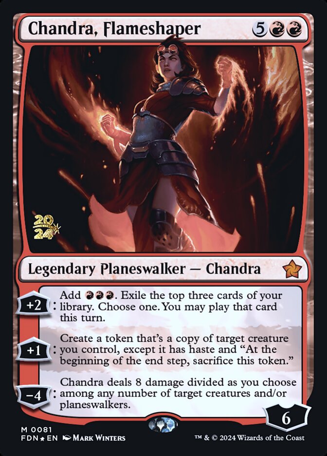 Magic the Gathering Card - Chandra, Flameshaper - MTG Circle