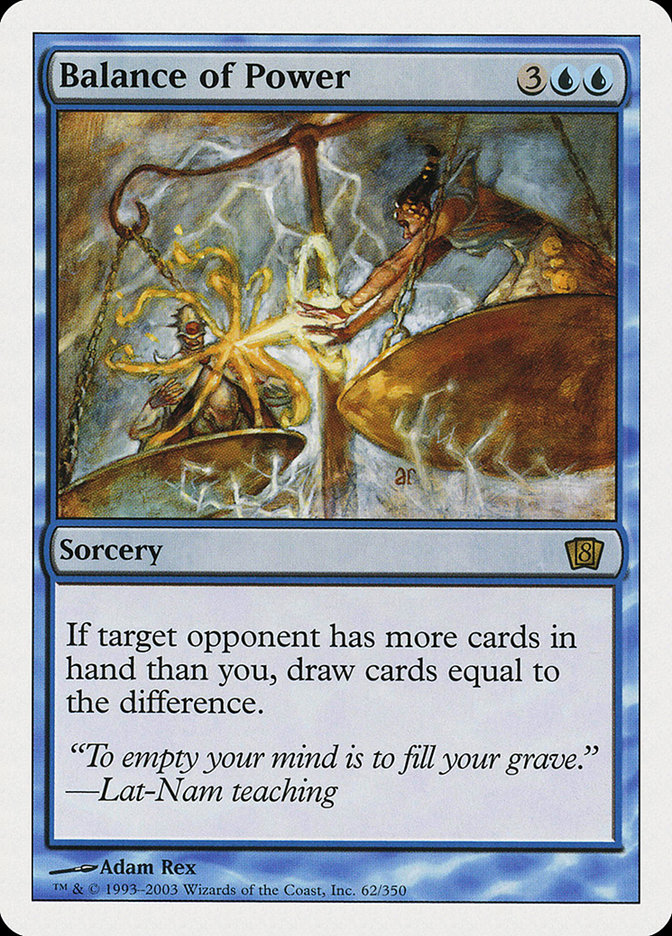 Magic the Gathering Card - Balance of Power - MTG Circle