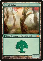 Magic the Gathering Card - Dryad Arbor - MTG Circle