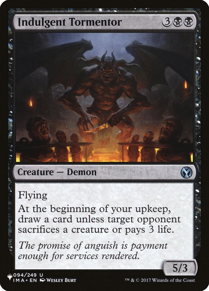 Magic the Gathering Card - Indulgent Tormentor - MTG Circle