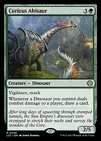 Magic the Gathering Card - Curious Altisaur - MTG Circle