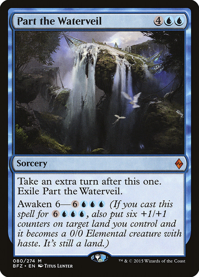 Magic the Gathering Card - Part the Waterveil - MTG Circle