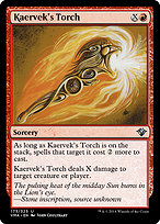 Magic the Gathering Card - Kaervek's Torch - MTG Circle