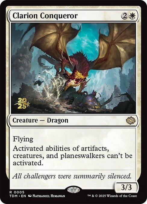 Magic the Gathering Card - Clarion Conqueror - MTG Circle