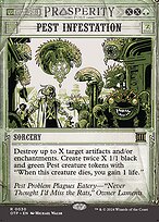 Magic the Gathering Card - Pest Infestation - MTG Circle