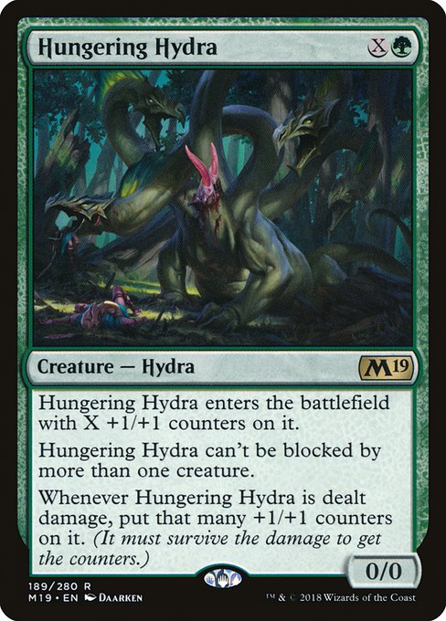 Magic the Gathering Card - Hungering Hydra - MTG Circle