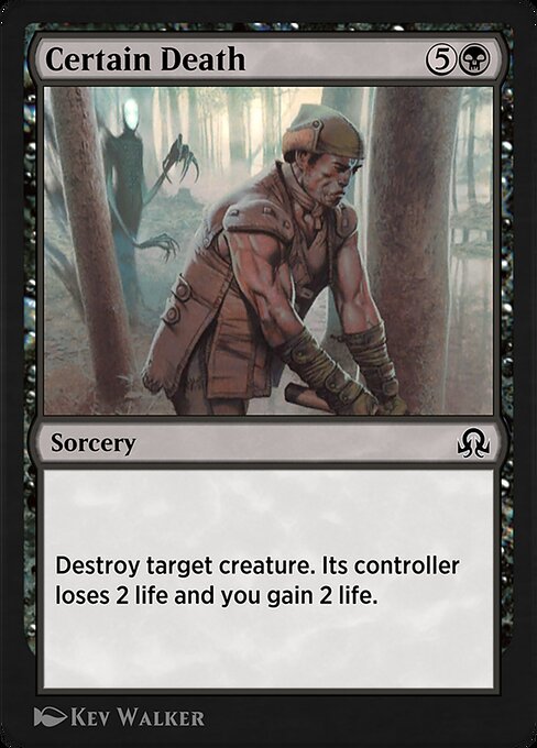 Magic the Gathering Card - Certain Death - MTG Circle
