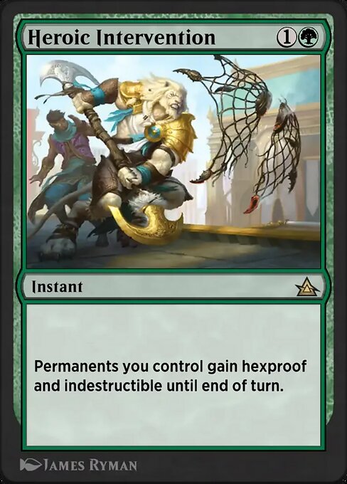 Magic the Gathering Card - Heroic Intervention - MTG Circle