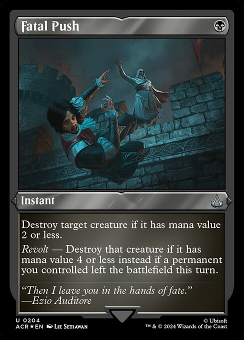Magic the Gathering Card - Fatal Push - MTG Circle