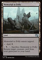 Magic the Gathering Card - Memorial to Folly - MTG Circle